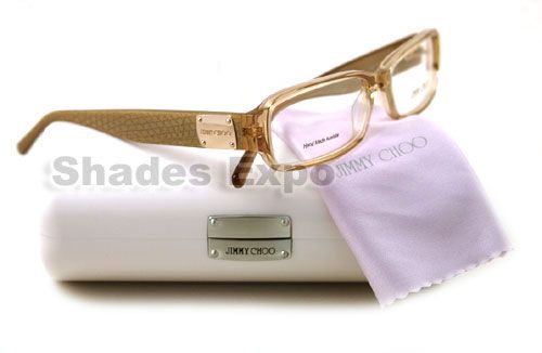 NEW JIMMY CHOO EYEGLASSES JC 10 GOLD JMW OPTICAL RX  