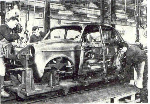 1955 Alfa romeo Giulietta production lines