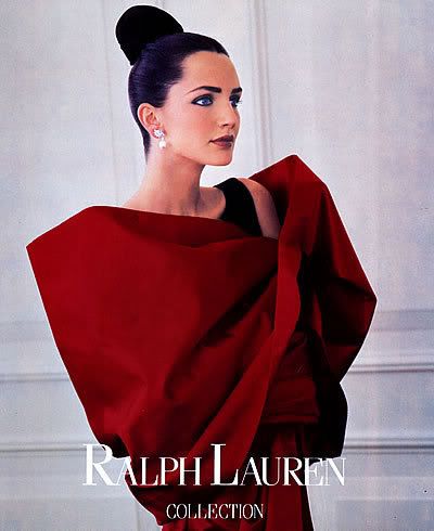 Ralph Lauren Saffron Aldridge Bruce Weber magazine ad  