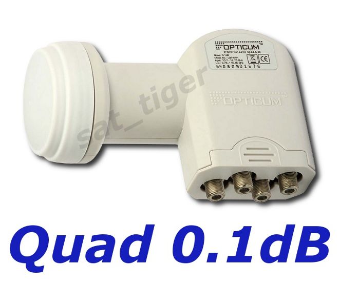 Universal LNB Quad 0.1dB Full HD Sky Freesat  