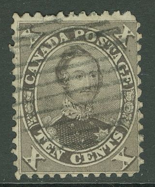 CANADA  1859 64. Unitrade #17b Used, Very Fine with nice brown shade 