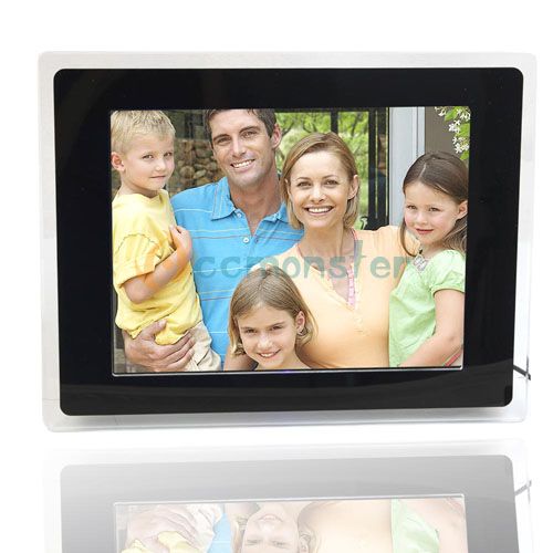 New 12.1 800*600 Digital Albums Photo Frame SD MMC MS  MP4 Black 