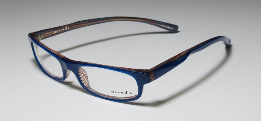 NEW ALAIN MIKLI 237 BLUE RX ABLE FULL RIM OPHTHALMIC EYEGLASS/GLASSES 