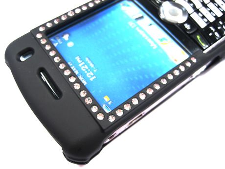 BLING CRYSTAL FACEPLATE COVER for VERIZON PEARL 8130 BLACKBERRY 1 2 