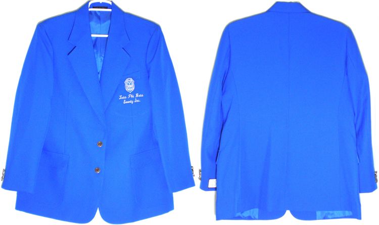Zeta Phi Beta Shield Crest 2 Button Ladies Blazer Jacket  