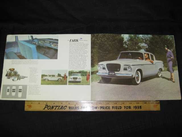 1959 Studebaker Lark and Silver Hawk Sales Brochure  