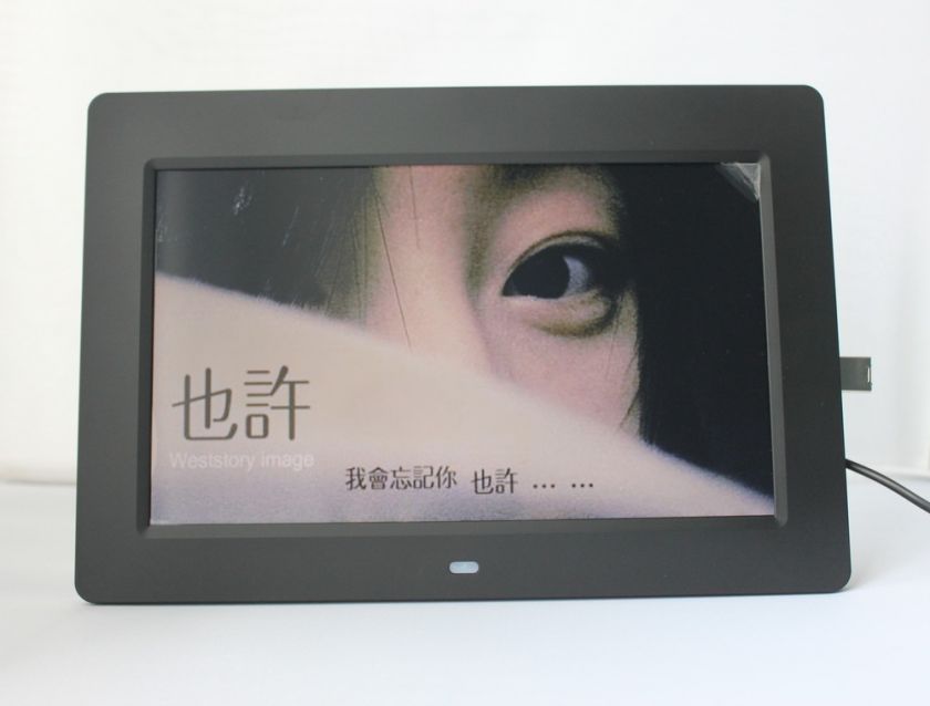 1024x600 10.2 LCD Screen Digital Photo Frame With USB SD Port  