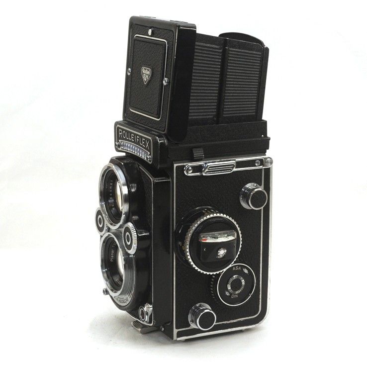 Rolleiflex 3,5 Obiettivo Planar 75mm F3.5 con Borsa. Molto Bella 