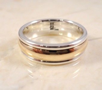 14kt Gold & Sterling Silver 925 James Avery Ring Size 8  