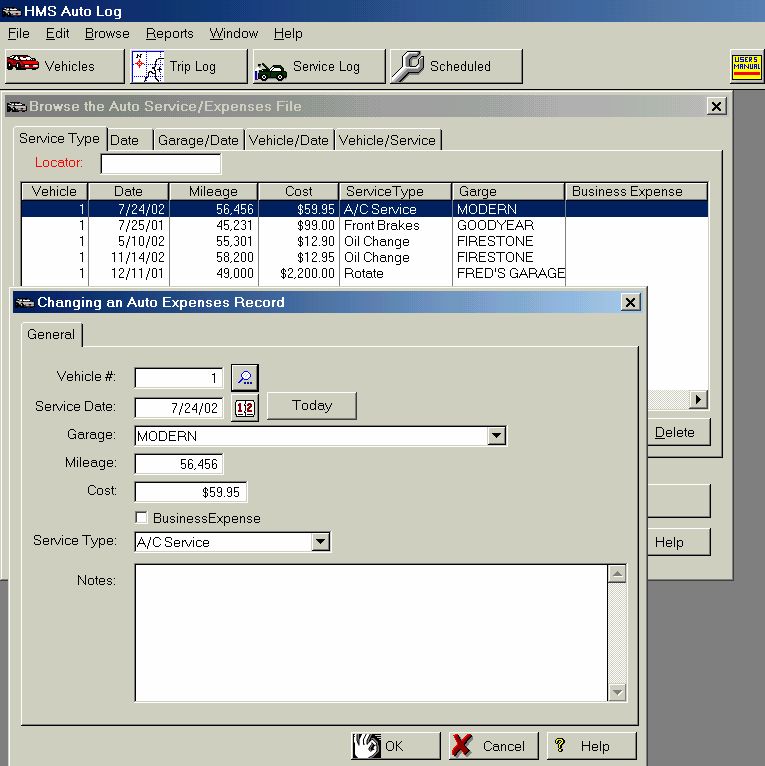 Automotive Vehicle Maintenance Software, Auto, Car  