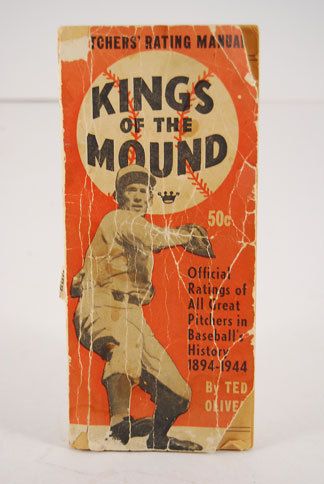 1894   1944 KINGS OF THE MOUND PITCHER RATING MANUAL  