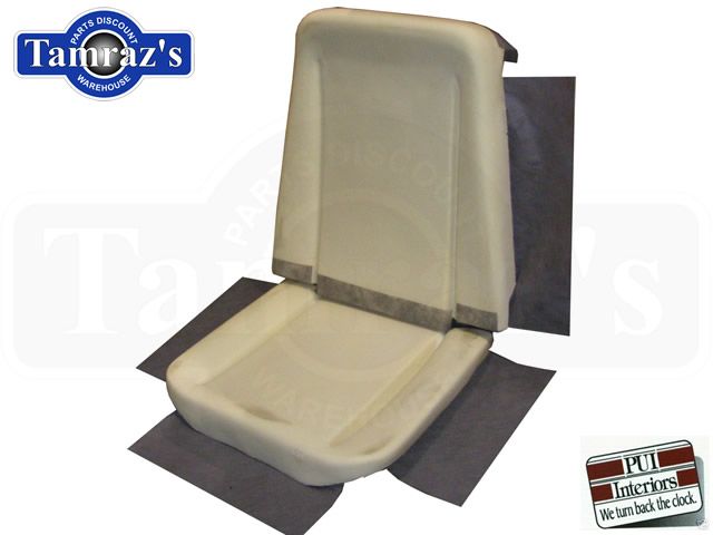 66 71 GM A/B/X Body Bucket Seat Buns Foam Cushion PAIR  