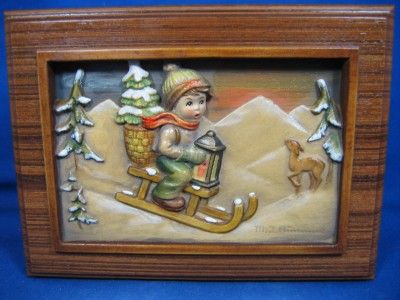 Hummel 1987 MUSIC BOX RIDE INTO CHRISTMAS LE MIB BV$1000 R3805 