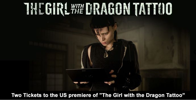   Premiere of The Girl with the Dragon Tattoo in New York 12/14  