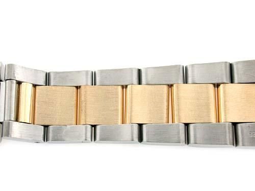 MENS 18K/SS TWO TONE OYSTER WATCH BAND FOR ROLEX 19MM  