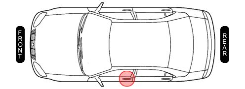 POWER WINDOW MOTOR FRONT LH for 2006 2008 SONATA  