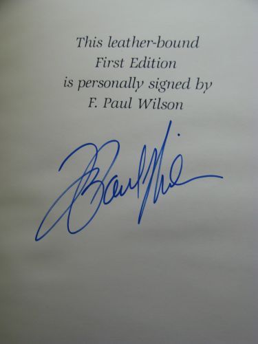 We have more books autographed by F. Paul Wilson for sale, to see a 