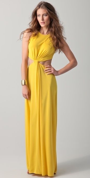 2012 BCBG MAX AZRIA OLESYA DRAPED EVENING GOWN Cutout Waist Back Maxi 