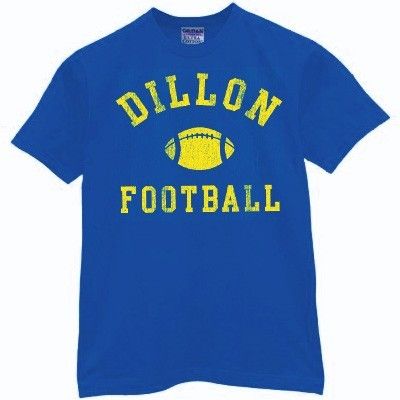 DILLON PANTHERS lights FOOTBALL friday night T SHIRT S Blue  