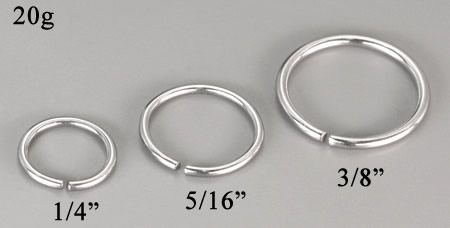 20g SEAMLESS Stainless Steel Ring ANNEALED  