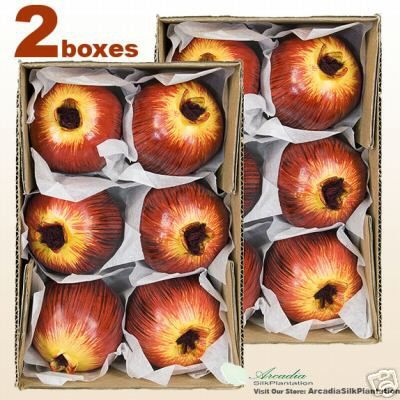 12 pcs Pomegranate Artificial Fruit Home Decor 2537  