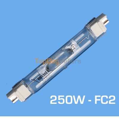 250 Watts Metal Halide Bulb HQI 20000 K 20K Coral Reef Blue 250W FC2 