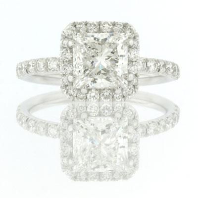 55ct Princess Cut Diamond Engagement Anniversary Ring  