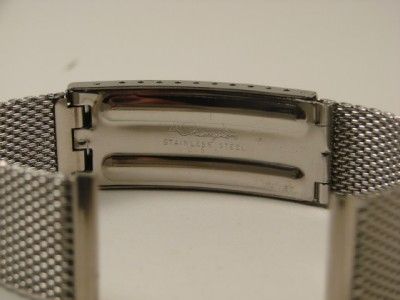 NEW OLD STOCK JB CHAMPION MESH WATCH BAND. APPROX 19MM SIZE. STRAIGTH 