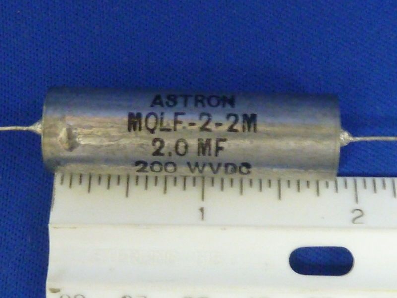 CAPACITOR ASTRON 2 MFD 200 VDC Paper oil (6 pieces)  