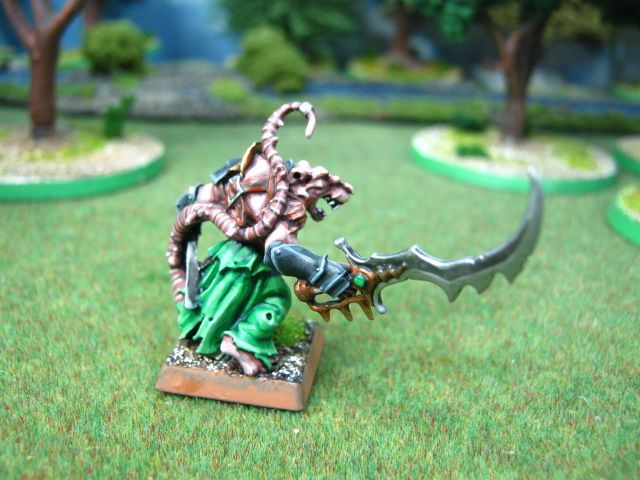 Warhammer DPS painted Skaven Warlord Spinetail SK036  