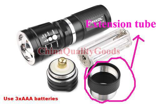 MXDL CREE Q5 3Mode Adjustable focus Flashlight SA 28  