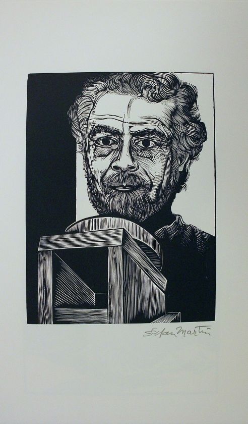 Wood Engraving by Stefan Martin SIGNED Original (b.1936   d.1994 