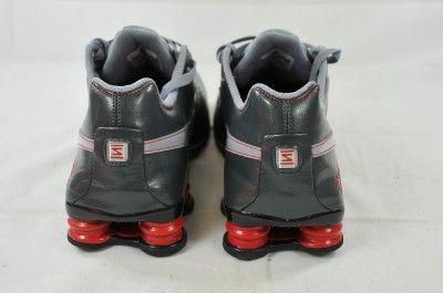   Shox Deliver stealth grey varsity red black 317547 060 size 13 (3738