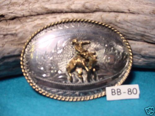   Horse BK STERLING SILVER Western Belt Buckle MAKE ME AN OFFER  