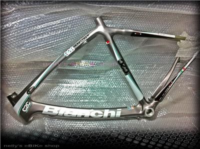 New Bianchi monocoque 928 C2C 459 FULL CARBON road FRAMESET RARE ,u 