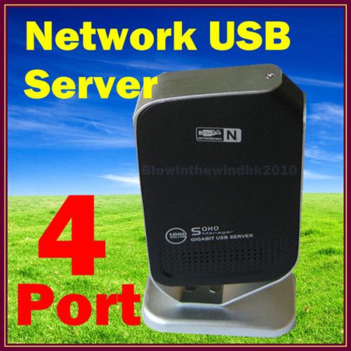 Port Networking USB Print Server 10/100/1000 Mbps  