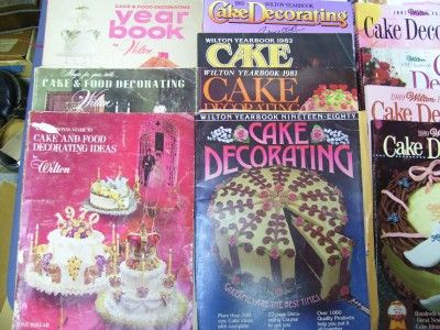 Wilton Cake Decorating Year Book 1970 2011 complete set  