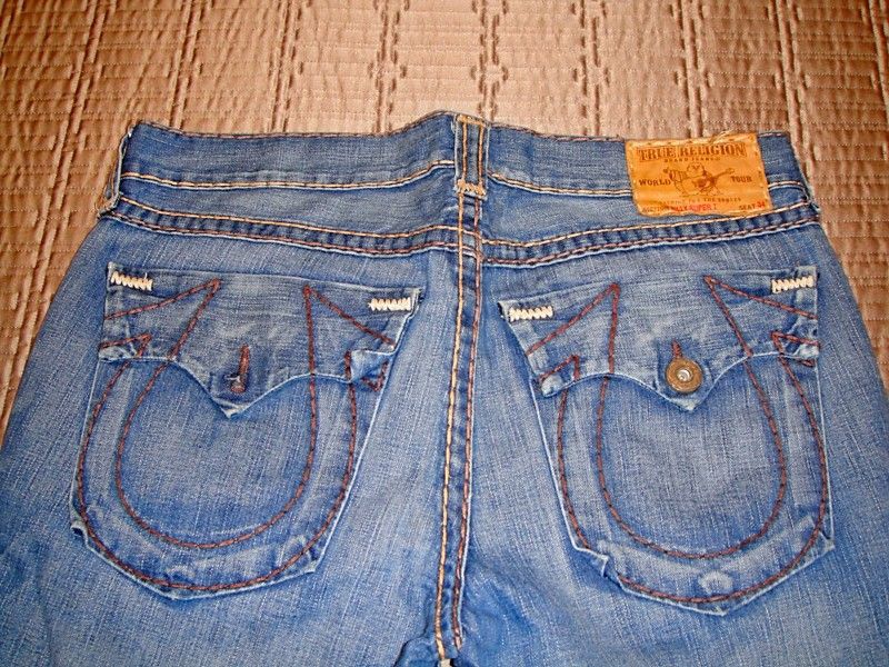 FOUR PAIR MENS TRUE RELIGION DENIM JEANS SIZE 38  