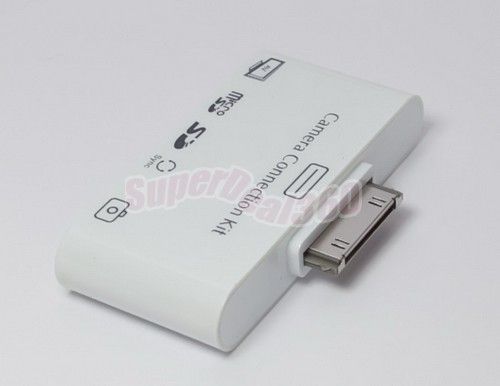 IPAD USB CARD READER MICRO SD AV TV CAMERA CONNECTION  