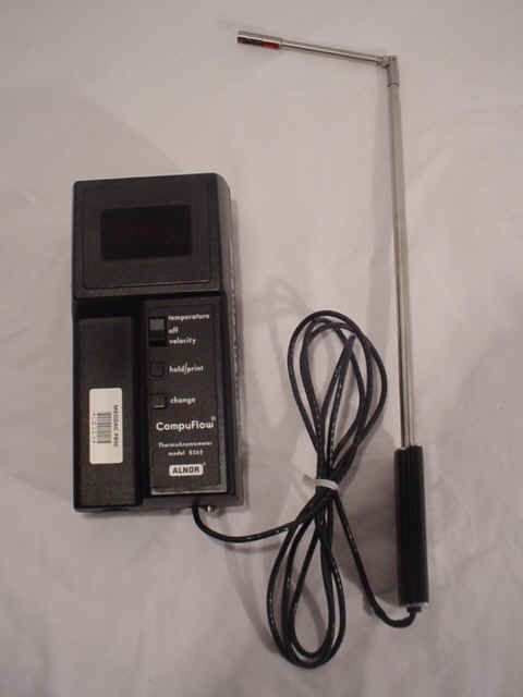 COMPUFLOW THERMOANEMOMETER , MODEL 8565 INEXCELLENT WORKING ORDER AND 