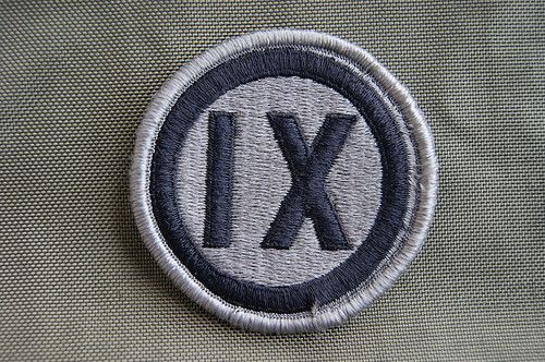 Patch, 9th Mission Support Command ACU with Velcro®  