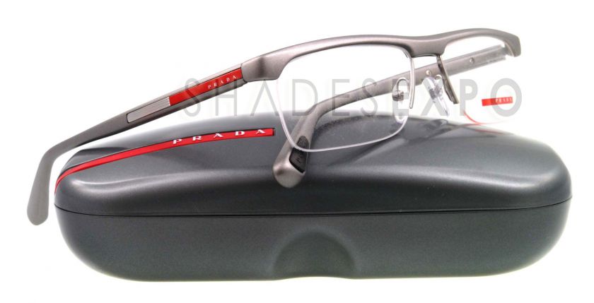 NEW Prada Eyeglasses VPS 04C GREY AAL101 VPS04C 53MM AUTH  