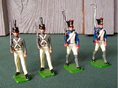 Miniature Parade, 4 Pewter, 2 French 1810,2 West Point  