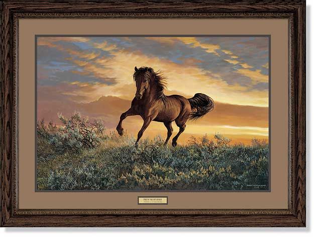 FIRE IN THE SKY   Horse by Persis Clayton Weirs  