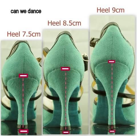 Please aware the 7.5cm heel are different with 9cm slim heel