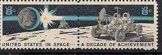 Scott 1434 35 US Stamp 1971 8c Space Achievement Pair  