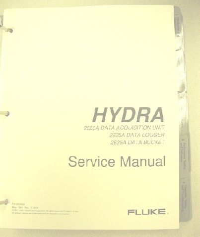 TAG# 158 FLUKE HYDRA 2620A DATA ACQUISITION UNIT & 2625A DATA LOGGER 