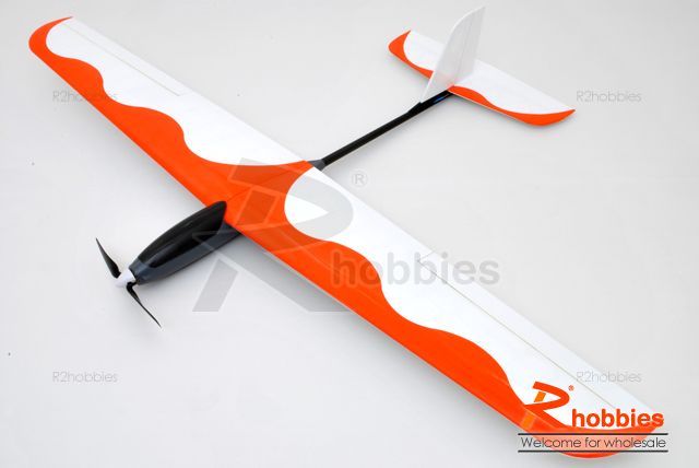 3Ch RC EP 1.4M Blue Wing T Tail Thermo Sailplane Glider  