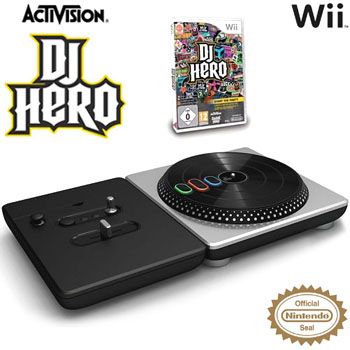 ACTIVISION® GUITAR DJ HERO BUNDLE MIX SCRATCH TABLE NEW  