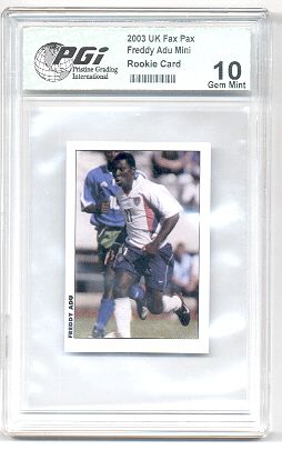 2003 Freddy Adu Rookie Review PGI 10 ado 1st CARD EVER  